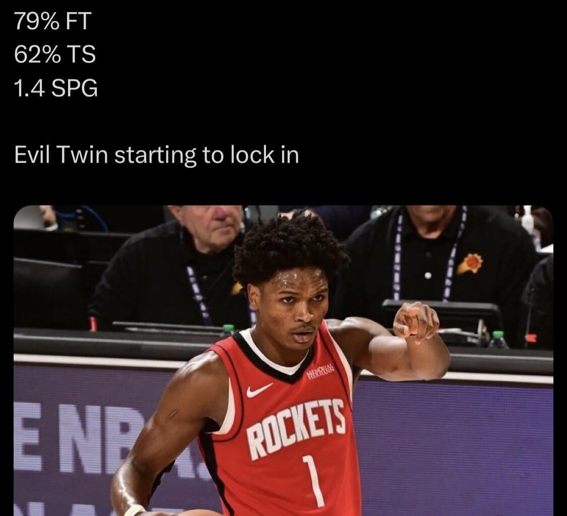 Amen is starting to get comfortable 👀