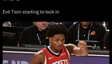 Amen is starting to get comfortable 👀