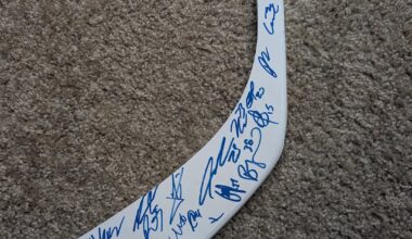 Looking to potentially sell a 2025-2026 team signed stick.