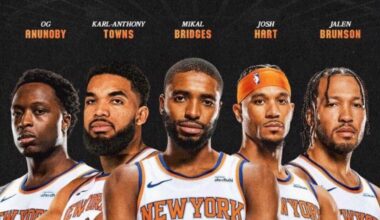 Knicks starting five! 😎👍🧨 💥