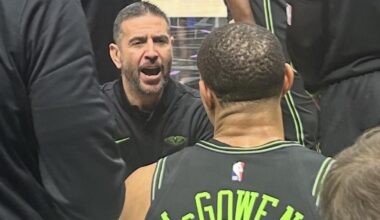 Got this pic courtside love to McGowens!