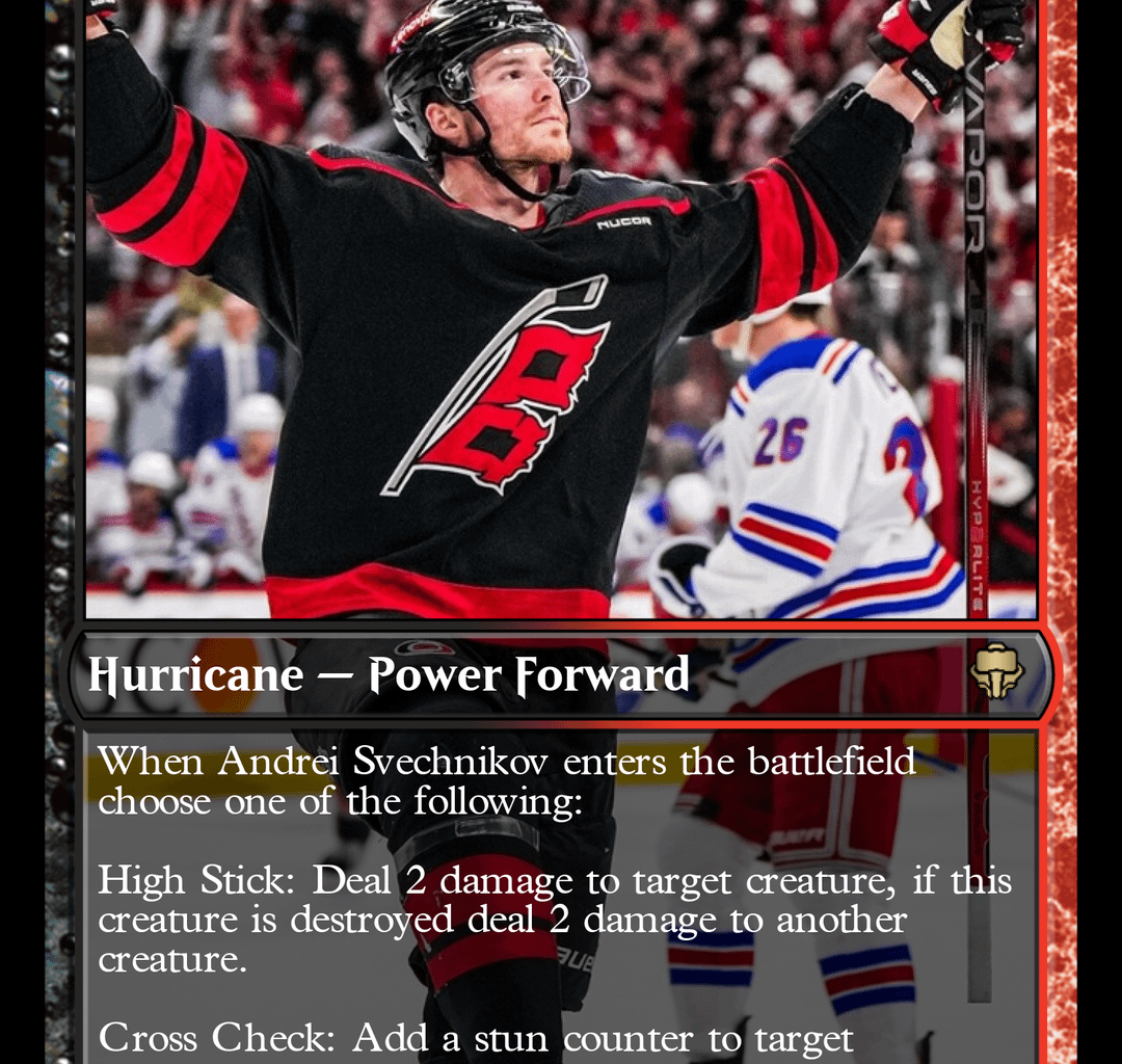 Made some MTG cards for our guys