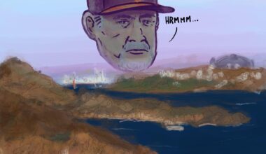 [fan art] Drawing Bruce Bochy’s head bigger every week until February: Week 6
