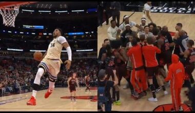 Giannis windmill dunk at the end of the game vs Bulls had them heated