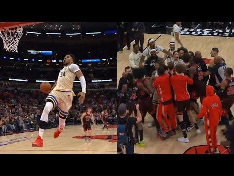 Giannis windmill dunk at the end of the game vs Bulls had them heated