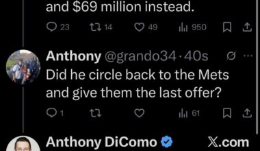 [DiComo] Diaz did NOT give the Mets a chance to match the Dodgers offer