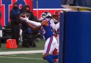 $36M WR Darius Slayton managed to drop all these passes