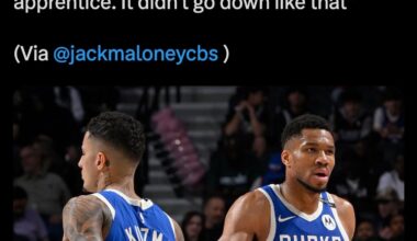 Kyle kuzma says giannis did not meet with them