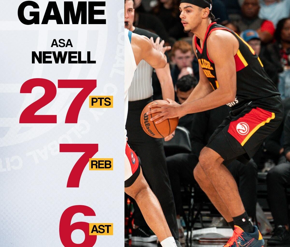 Asa in the G-League today.