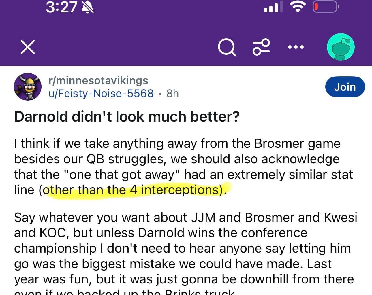 How are we still feeling about Darnold?