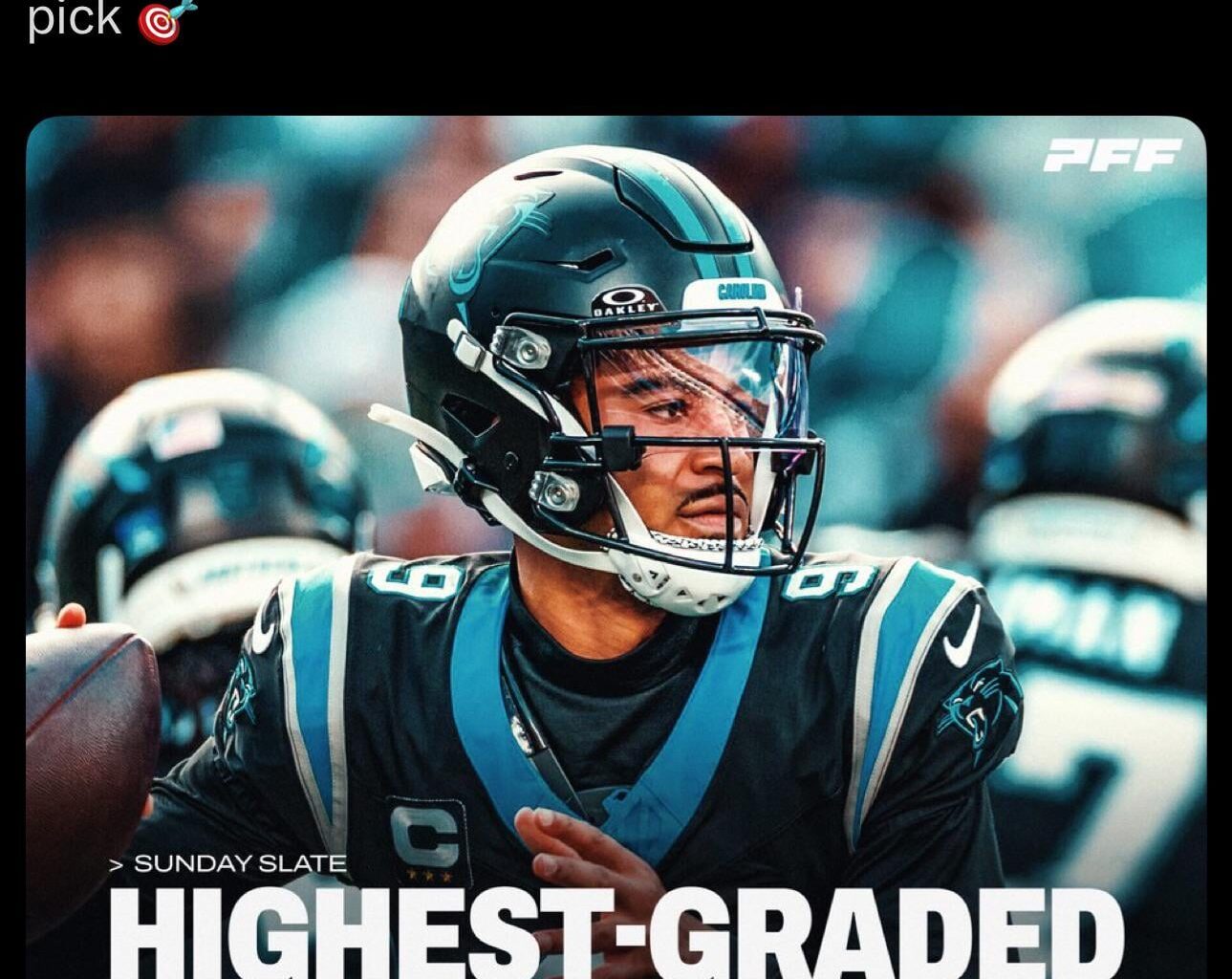 [PFF] Highest graded QB’s on Sunday