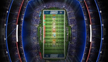 2025 - Stadium Schedule - Wk 16 - Giants (2-13)