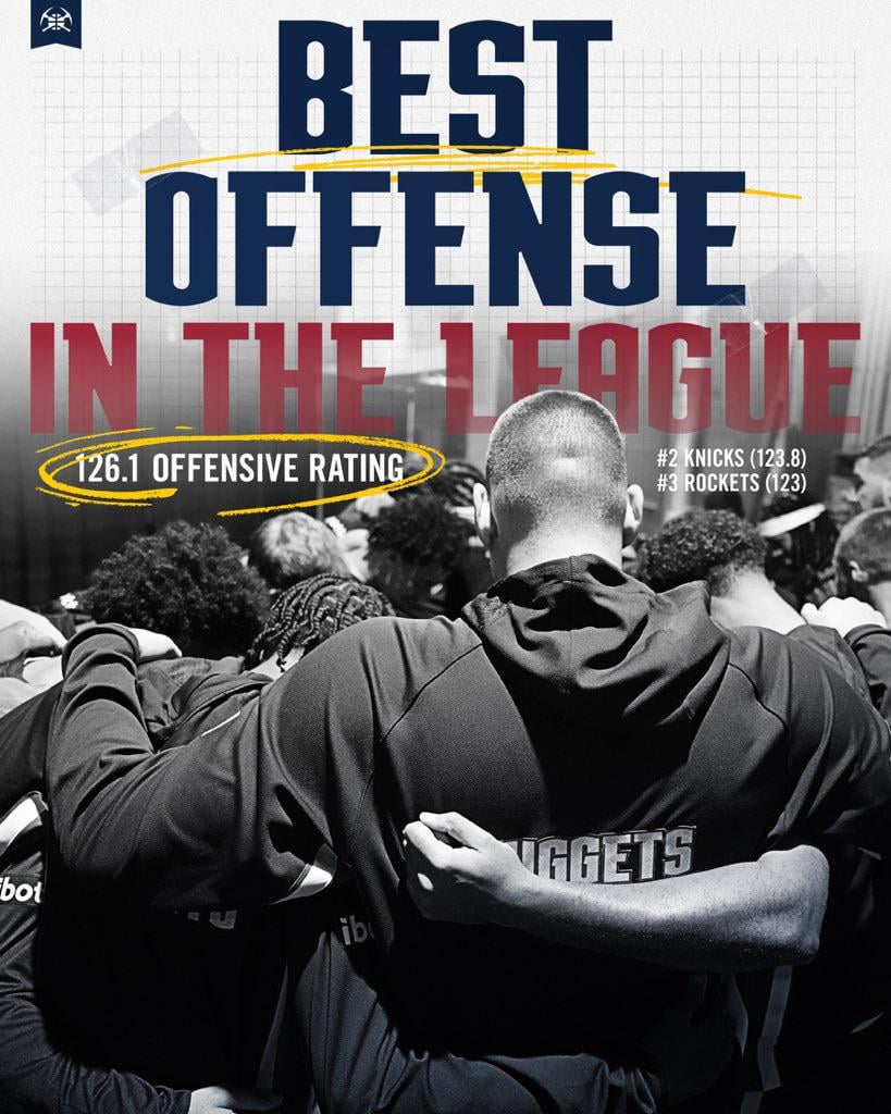 BEST Offense In The League😳🔥🏀🏔️ And we are down Mr. Nugget AG and CB💪🏼