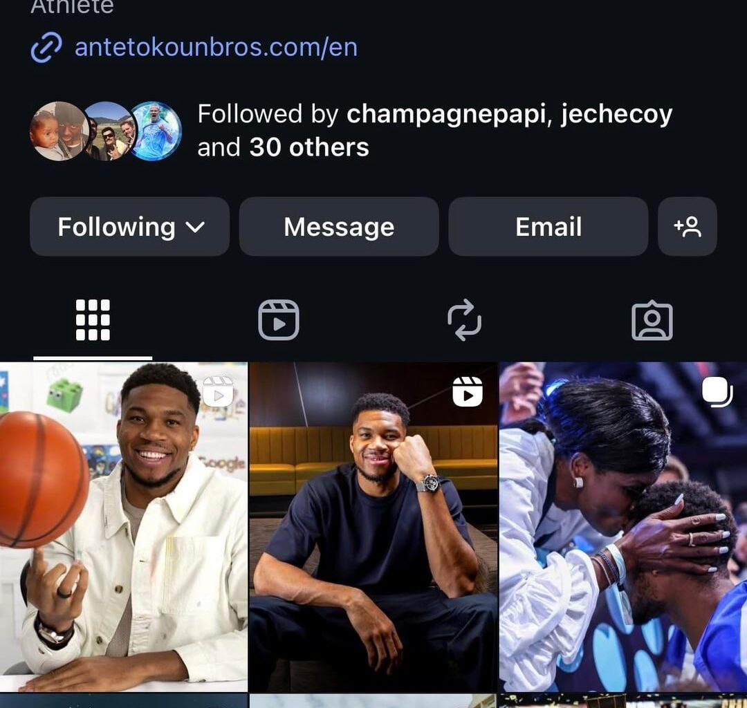 Giannis deleted and removed all Bucks related info from his Instagram and Twitter besides the championship