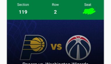 2 Ticket Giveaway for Today's Game vs the Wizards