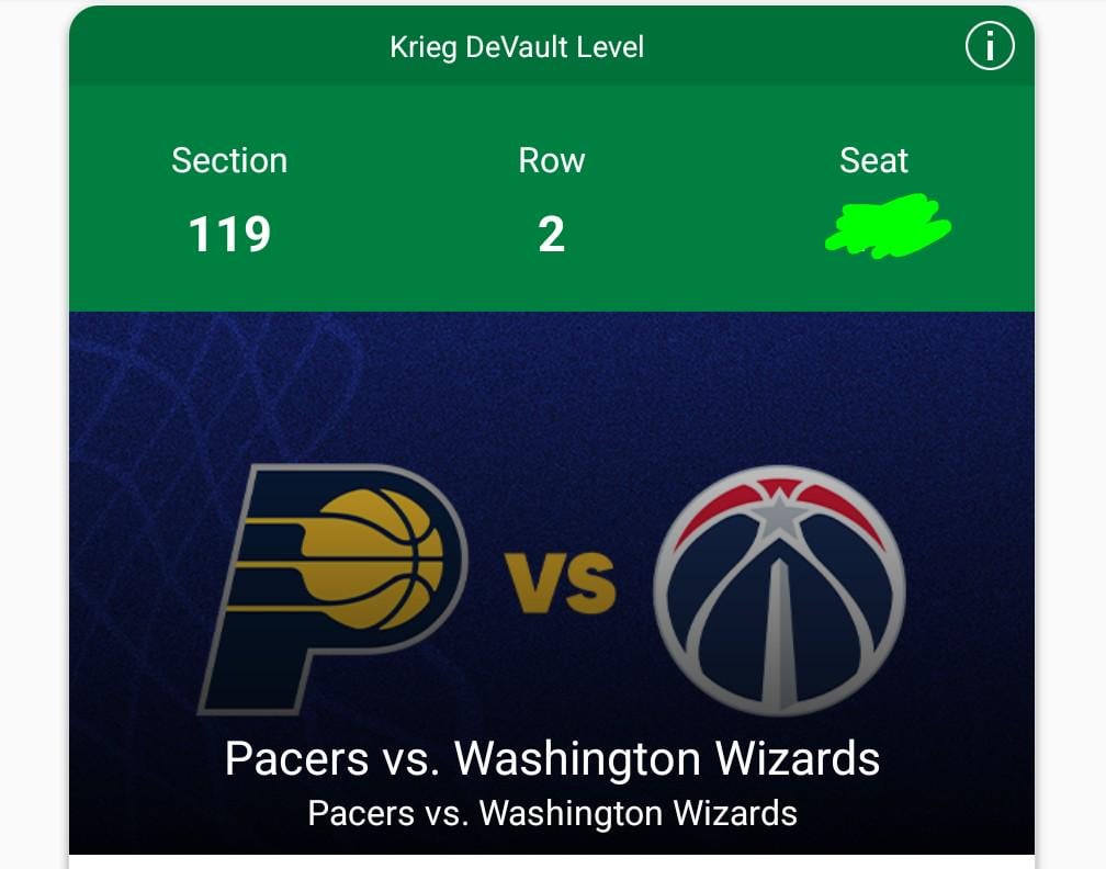 2 Ticket Giveaway for Today's Game vs the Wizards