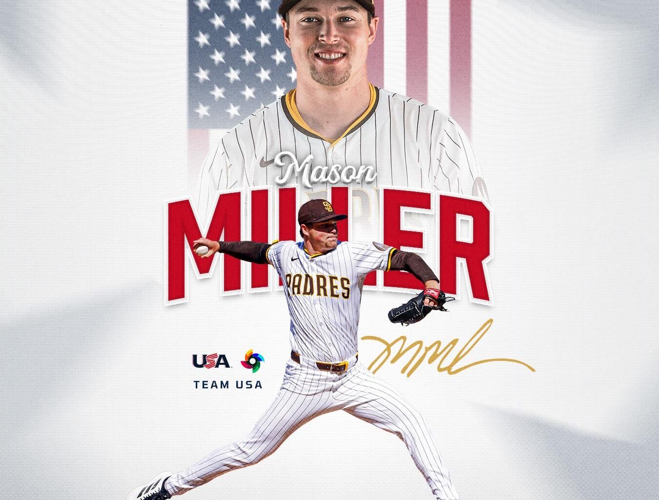 [USABaseball] Mason Miller has committed to pitch for Team USA at the World Baseball Classic!