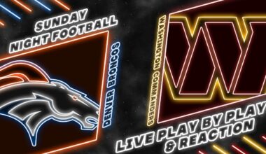 Broncos vs Commanders Live Play by Play & Reaction