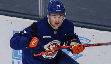 Islanders prospect Cole Eiserman born to be a hockey player