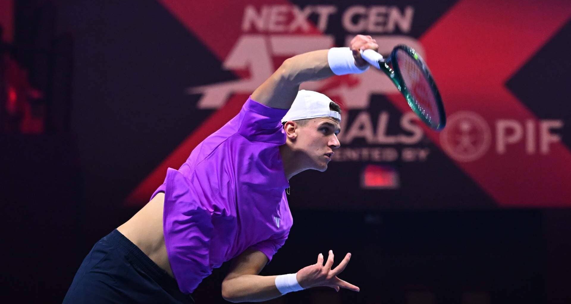 Jakub Mensik finished first in the PIF ATP Live Race To Jeddah in 2025.