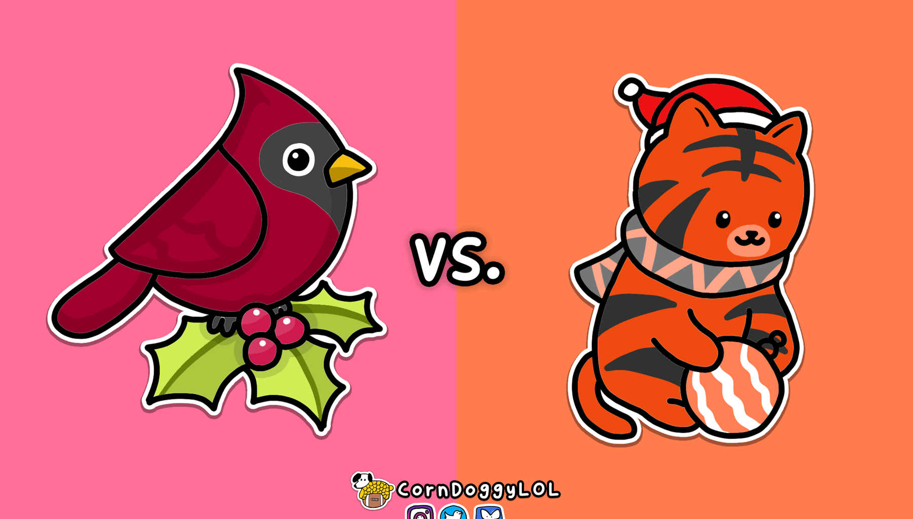 Arizona Cardinals Week 17 Matchup Doodle (Holiday Edition)