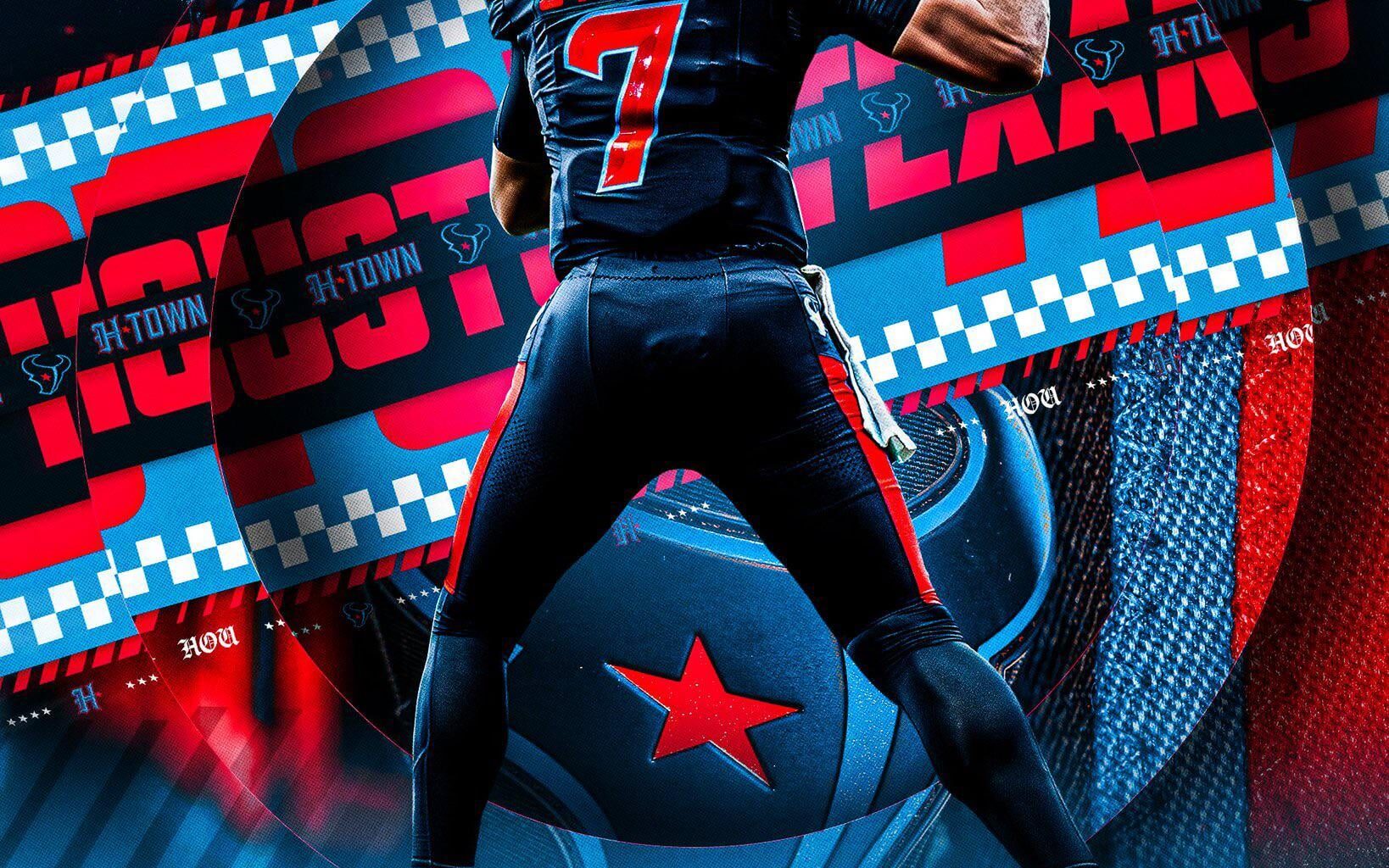 H-Town blue on Sunday!