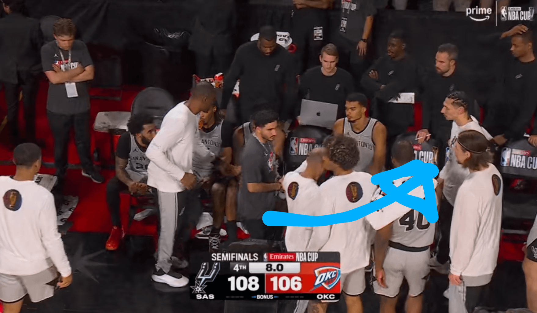 I was rooting for the Spurs until I saw this guy, now I'm conflicted