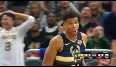 Three-point heat checks but the shooter gets increasingly worse. (feat. not one, but two Antetokoumpos)