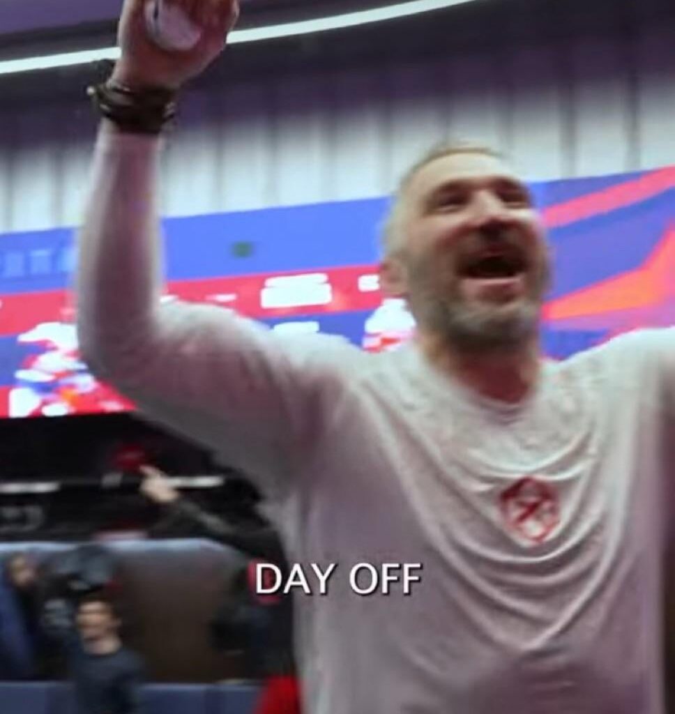 Hope their enjoying their days off