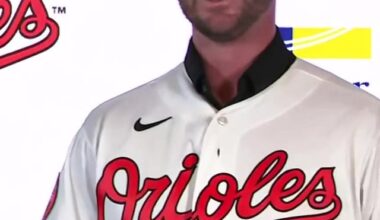 Pete Alonso introduced as an Oriole today