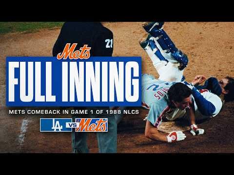 The Mets YouTube channel posted the entire uncut top of the 9th inning from Game 1 of the 1988 NLCS.