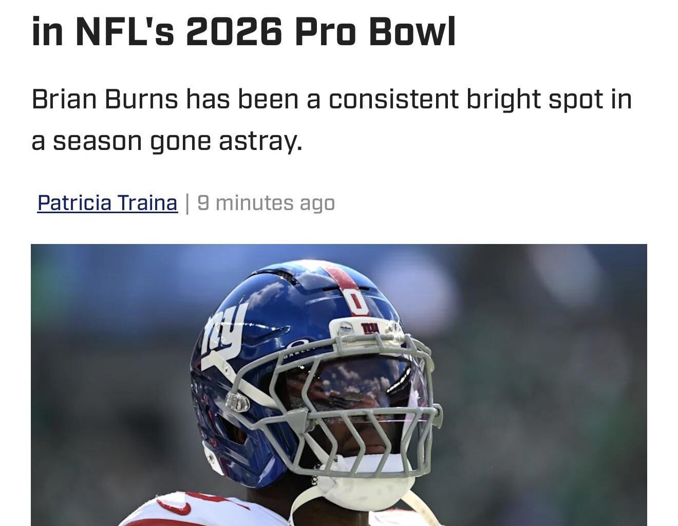 Congrats to Brian Burns on his 3x Pro Bowl Selection