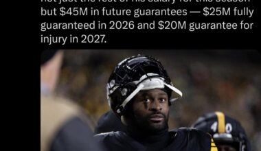 Funny how Rap and Florio aren't calling the Steelers cheap for including clauses in there contracts that voids guarantees when there players get in trouble. Hmmmm...