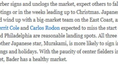 Phillies : Hot Stove?