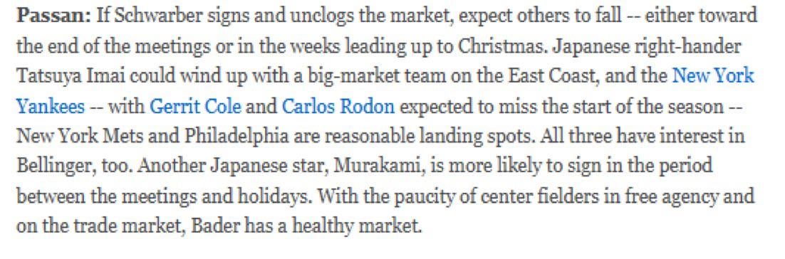 Phillies : Hot Stove?