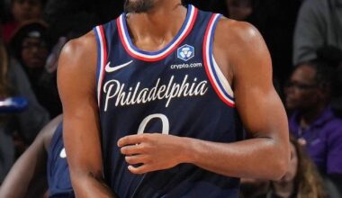 [@TheDunkCentral] “…this is Tyrese Maxey’s team…over the summer it started to turn that page…people…didn’t know when Paul George and Joel Embiid would be able to play … and so the Sixers had to pivot—and it turns out Tyrese Maxey is really good and he is the franchise now.”@ramonashelburne @ESPNNBA