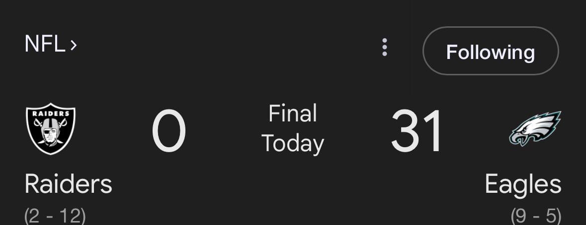 So I didn’t watch the game today