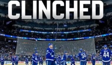 With the Chiefs being eliminated from making the playoff the Maple Leafs now have the 3rd longest active playoff streak in North America sports. (Behind the Celtics & Dodgers)