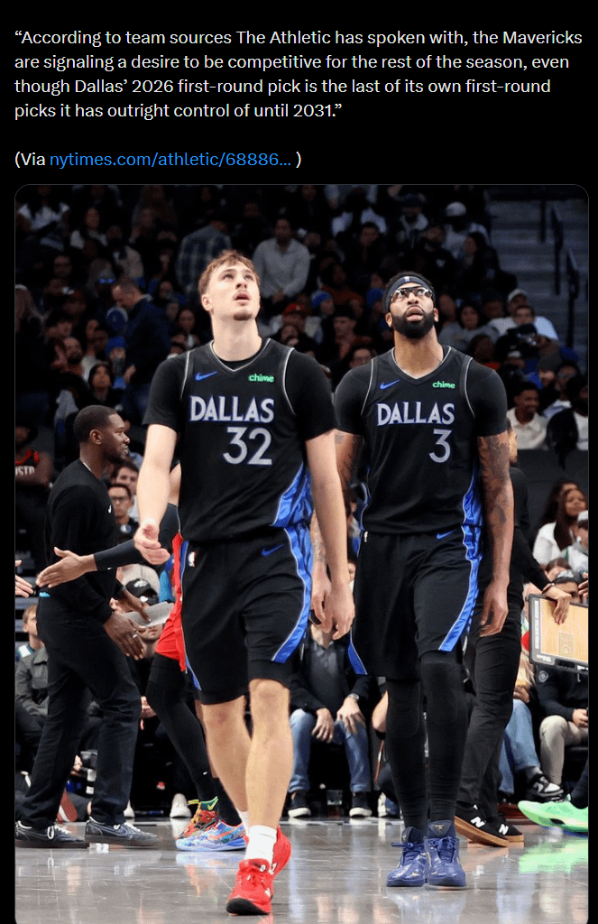 The Dallas Mavericks are looking to remain competitive for the rest of the season