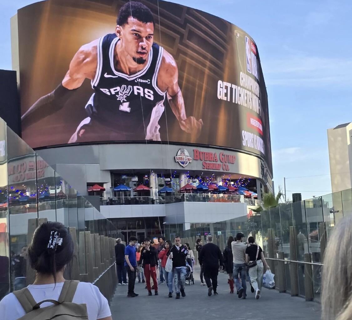 Wemby on the big screen