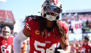 Let’s just say, hypothetical, Fred Warner is back for the Wild Card game: