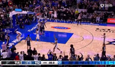 [Highlight] Luke Kornet with a huge clutch block to end the game