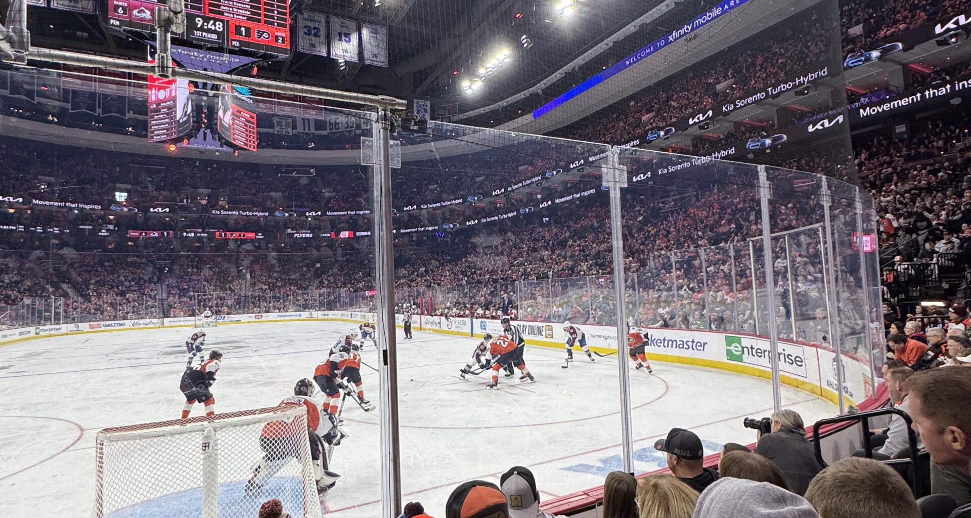 Back in enemy territory in Philly this time