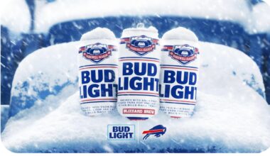 Bud Light unveils "Blizzard Brew" to celebrate Bills fans for shoveling snow.