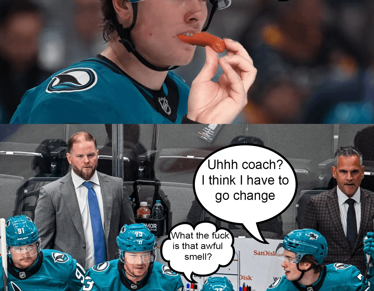 IT'S GAME DAY!!! Today the Flames are up against MACKLIN CELE-WEENIE and the SAN JOSE SHARTS!! Let's throw them into the RING OF FIRE!!! GO FLAMES!!!