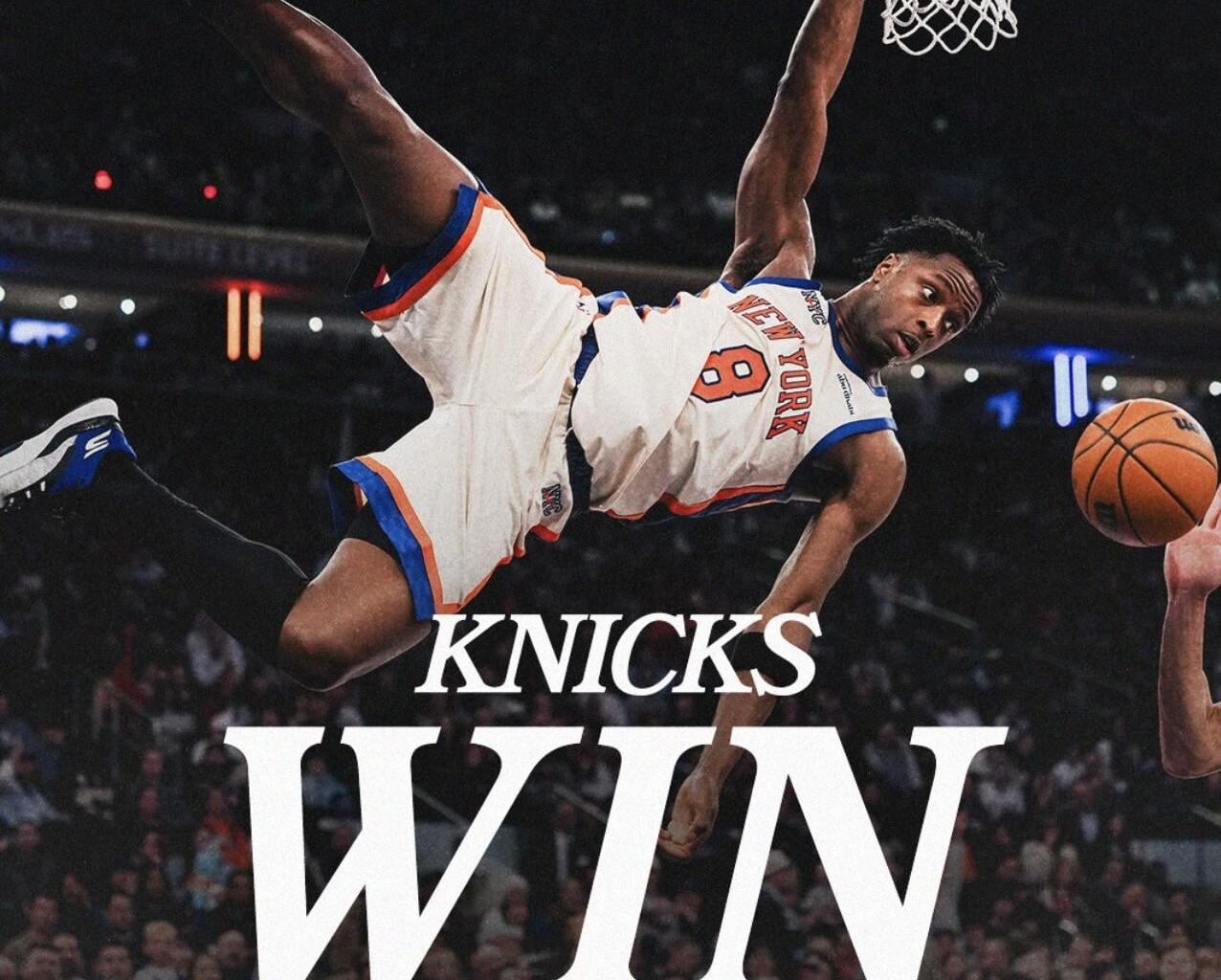 The Knicks Won: Official ￼ OG Monster Dunk Poster