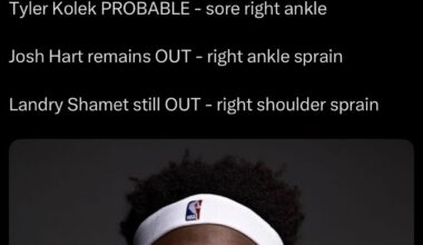 No Mitch tomorrow. Wemby is lucky