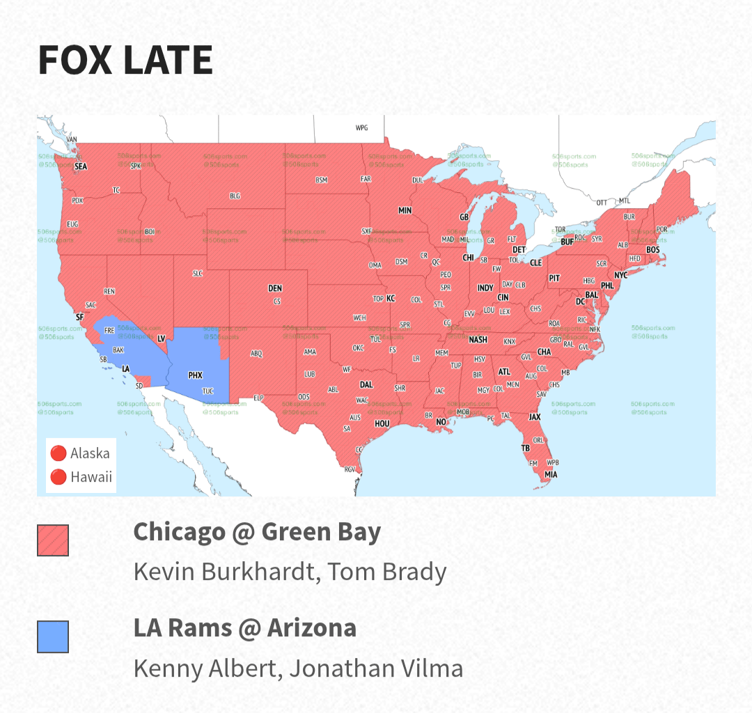 Shouldn't have a problem finding the game this week at least