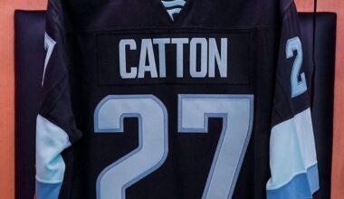 With Mush out, Catton is going back to 27