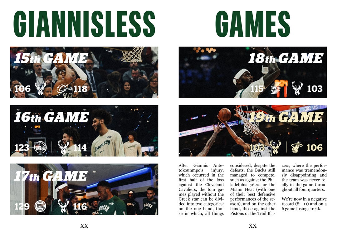 Season Journal: Week 6 & 7